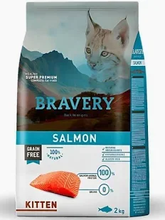 Bravery Cat Kitten Salmón 2kg