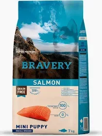 Bravery Mini Puppy Salmon 7 kg
