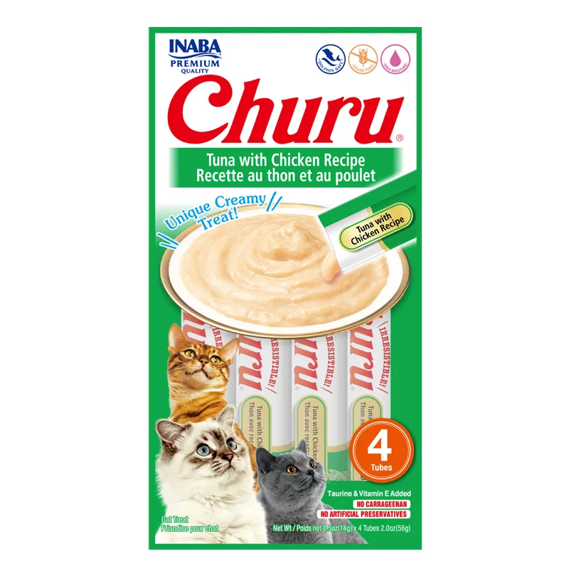 Churu Gato Atún con Pollo 4 Tubos (56 g)