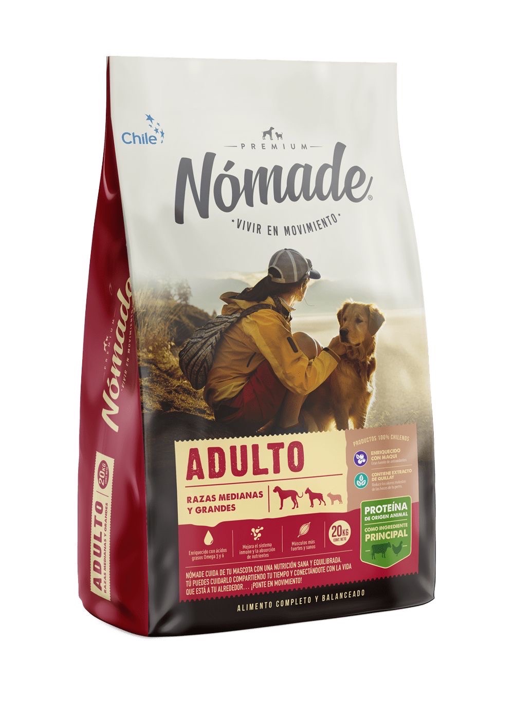 Nomade Adulto 20 kg