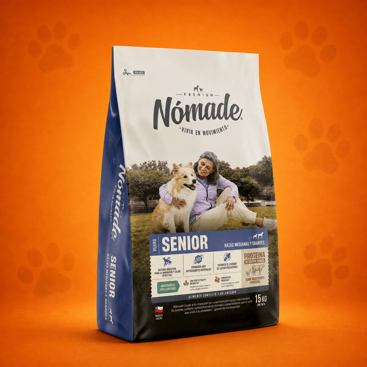 Nomade Senior Razas Grandes 15 kg