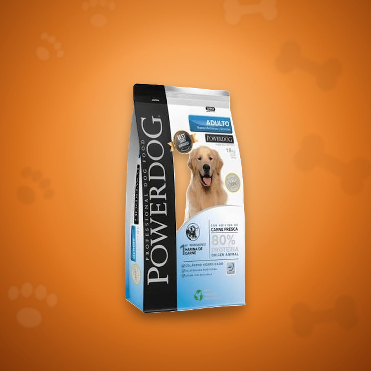 Power Dog Adulto Razas Medianas y Grandes 18 kg