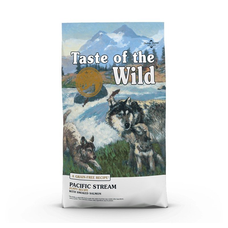 Taste of the wild Pacific stream puppu 12.2